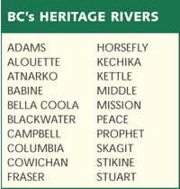 BC Heritage Rivers System -- KnowBC - the leading source of BC information