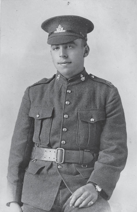 A portrait of a man in a uniform looking to the left of the camera.