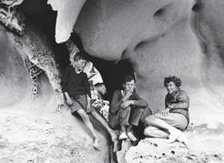 John, Peter and Capi in the gulf islands.