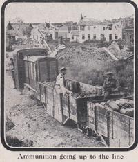 Moving ammunition up to the front line.