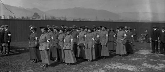 British Columbia women enlisted in large numbers to care for the wounded.