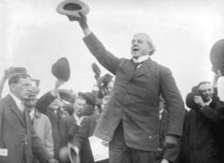 Premier Richard McBride in his heyday. Governor General Earl Grey described him as a “picturesque buffalo.” British Columbia Electric Railway Company photo, City of Vancouver Archives, LGN 952