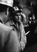 Tla-o-qui-aht chief Moses Martin on Meares Island on November 21, 1984, defying MacMillan Bloedel loggers. Several months earlier he had declared Meares Island to be a Tribal Park, setting in motion years of protest against logging in Clayoquot Sound.