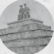 Robina Stewart and Howard Burris sightseeing in Egypt.