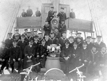 The ship’s company of the HMCS Galiano