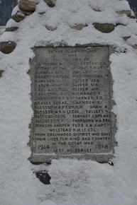 Kettle Valley cenotaph