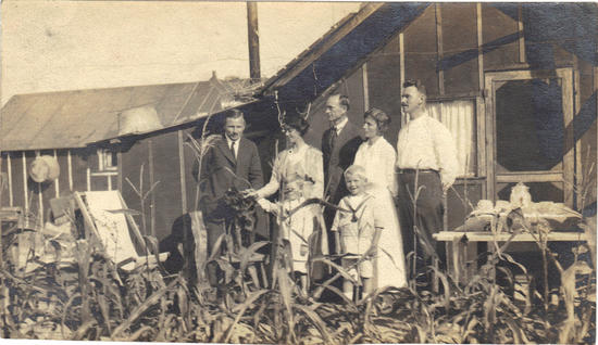 The Kohse family at the Vernon Internment Camp