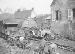 Laying down corduroy road. Many men served behind the lines, building roads and bringing in supplies where there wasn’t much opportunity for valour. But they were still vulnerable to artillery and gas attacks. CWM 19920085-220, George Metcalf Archival Collection, © Canadian War Museum