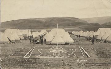 Postcard of Camp Vernon