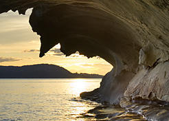 Wave-eroded sandstone formations, such as this one on Gabriola Island, can also be found elsewhere in the Gulf Islands. Kevin Oke photo