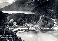 Aerial view of Butedale cannery in the mid-1930s. Author’s collection